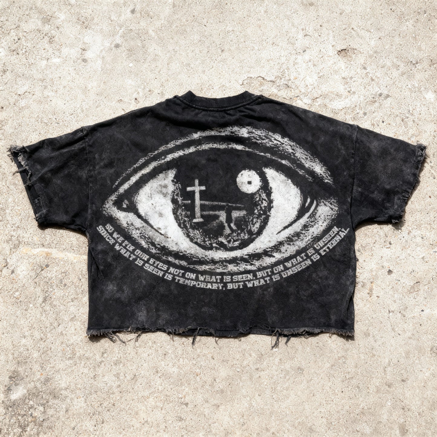 Eyes On Him - Vintage Washed Boxy Tee