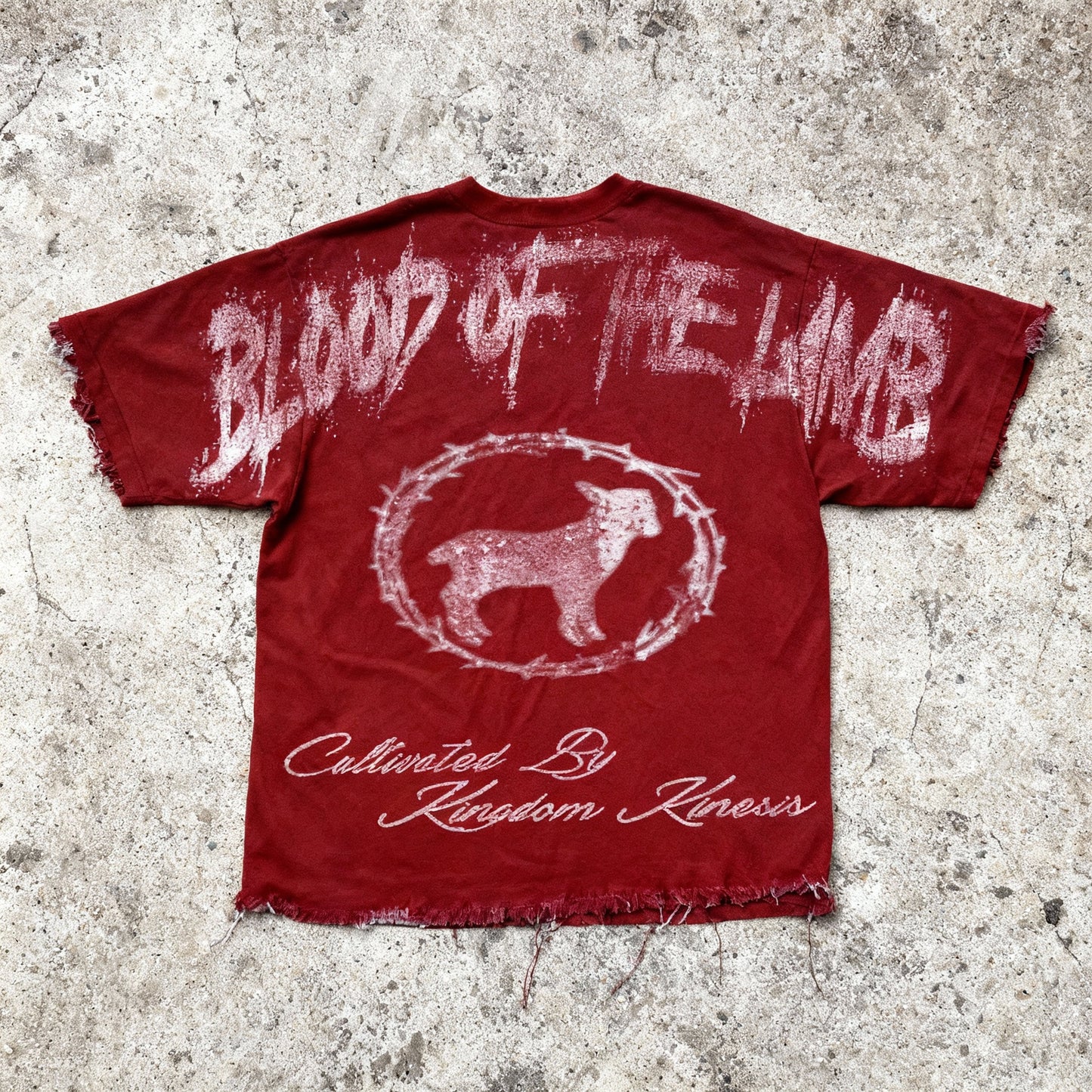 The Blood Tee – Vintage Crimson