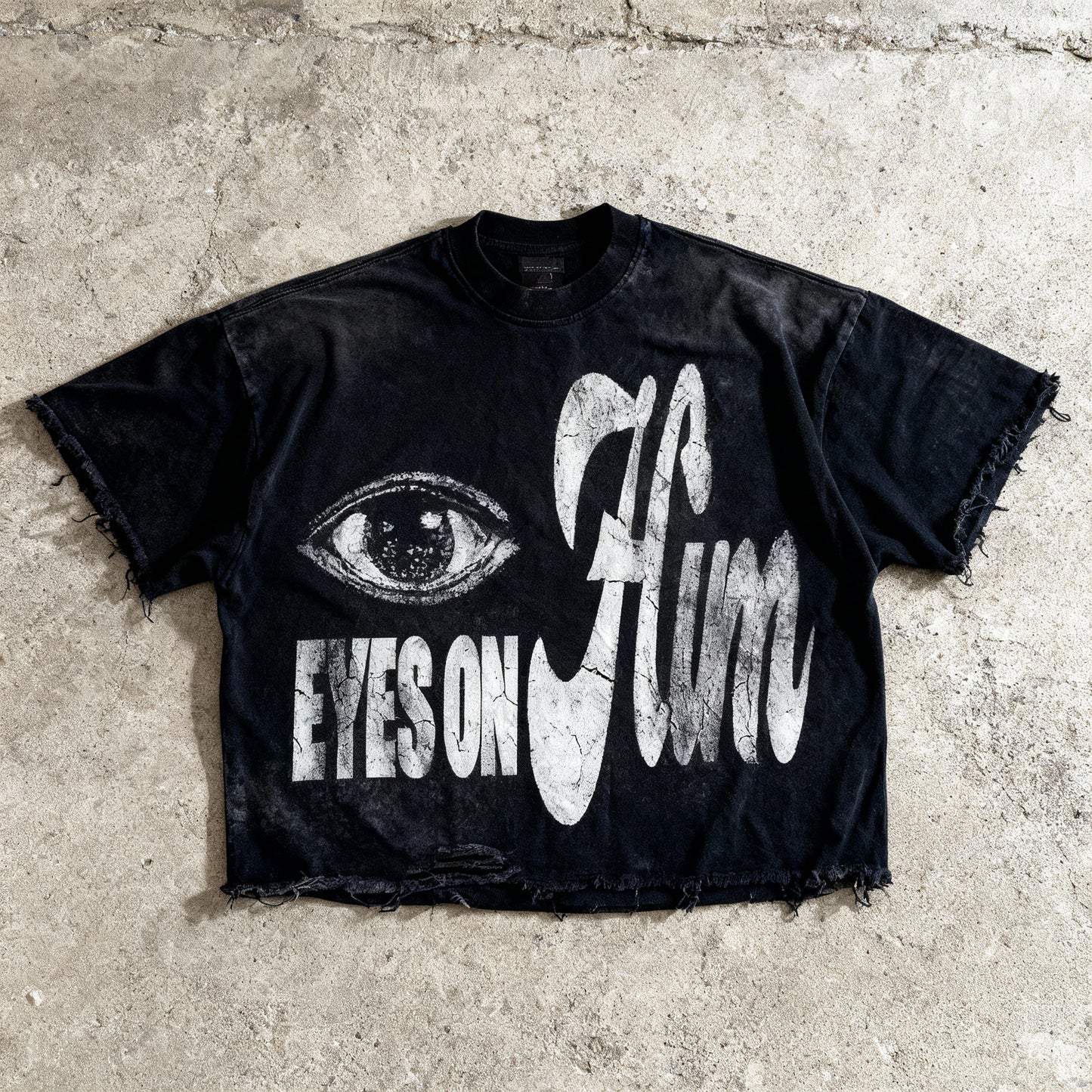 Eyes On Him - Vintage Washed Boxy Tee