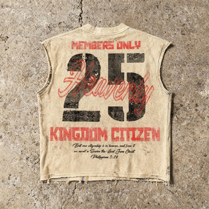 Kingdom Citizen - Vintage Washed Sleeveless Tee